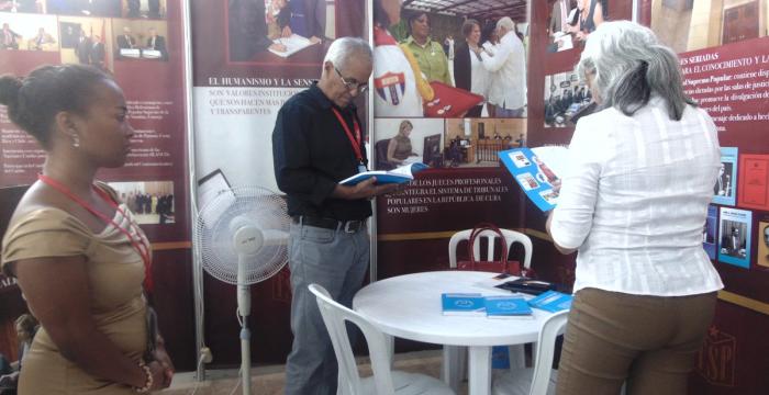 Tribunal Supremo Popular participa en Abogacía 2018-4 Tribunal Supremo Popular participa en Abogacía 2018-4