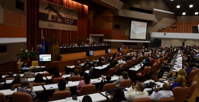 Presidente cubano en inauguración de Justicia y Derecho 2018-1 Presidente cubano en inauguración de Justicia y Derecho 2018-1