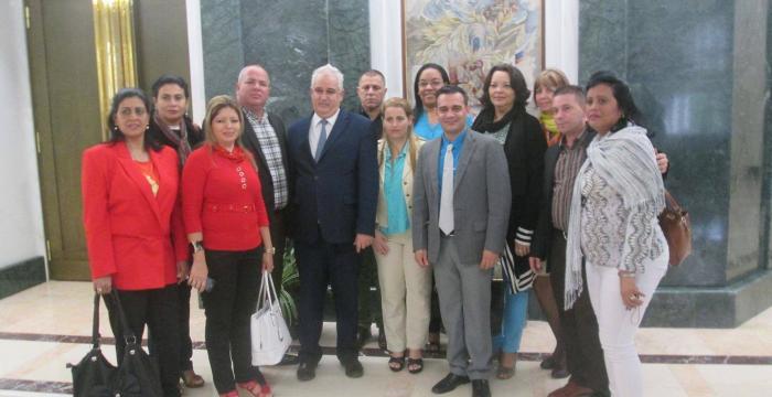 Emilio Lozada, embajador de Cuba en Rusia, estuvo presente en el encuentro. Emilio Lozada, embajador de Cuba en Rusia, estuvo presente en el encuentro..