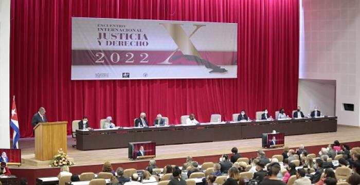 Discurso de apertura Justicia y Derecho