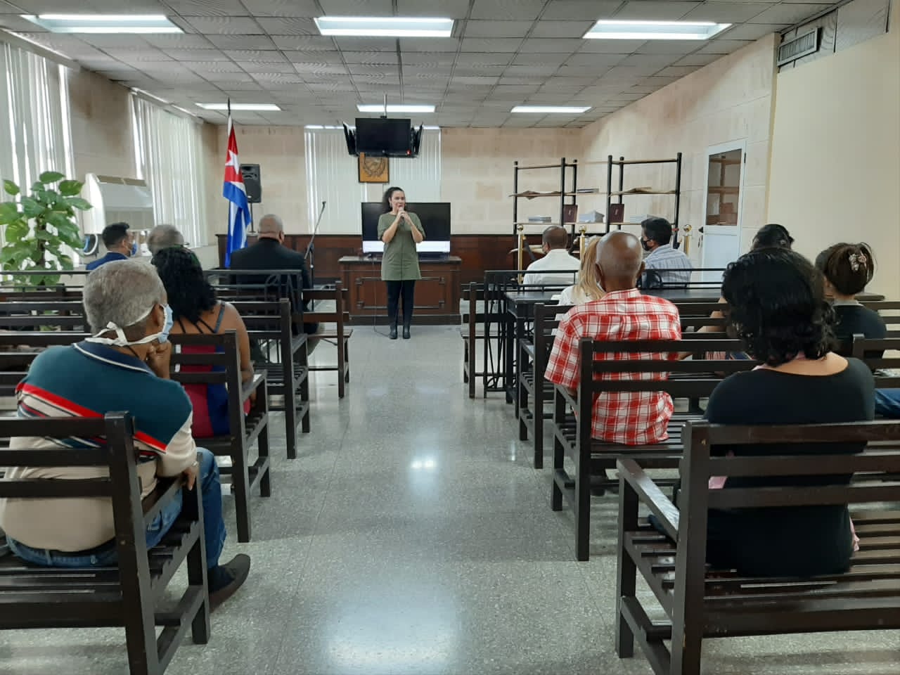 Acto por el Día del Archivero. Tribunal Provincial Popular de La Habana