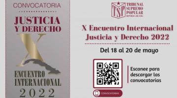 X Encuentro Internacional Justicia y Derecho