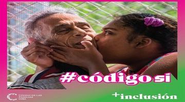 Foto: cartel de la campaña código sí