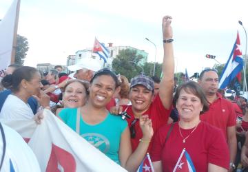 Sistema de Tribunales Populares en el desfile del Primero de Mayo 2017-1