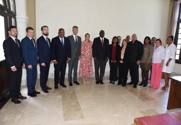 Delegación del Servicio Federal de Alguaciles de la Federación de Rusia.