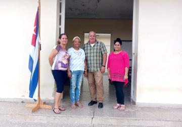 Visita del Vicepresidente del TSP en Granma