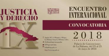 IX Encuentro Internacional Justicia y Derecho