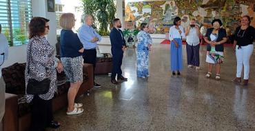 Visita a escuela Solidaridad con Panamá