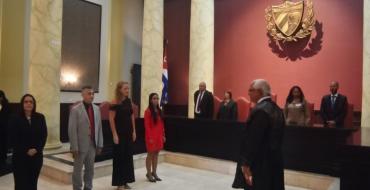 Solemne acto de toma de posesión en el Tribunal Supremo Popular