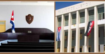 Sala de Justicia donde se inició el juicio a los asaltantes al Moncada, actualmente sala del Tribunal Provincial Popular de Santiago de Cuba