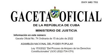 Ley del proceso de amparo de los derechos constitucionales