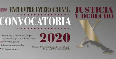 Se pospone el X Encuentro Internacional Justicia y Derecho 