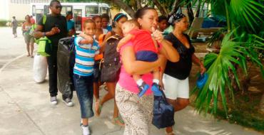 Evacuados en Villa Clara