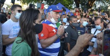 El Presidente Miguel Díaz-Canel Bermúdez ratificó que en Cuba hay espacio de diálogo para todo lo que sea por el socialismo, para todo lo que sea por la Revolución. Foto: Juvenal Balán