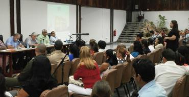 Presidenta del Tribunal Provincial Popular de Santiago de Cuba rinde cuenta de la gestión de los tribunales a diputados de la Asamblea Nacional del Poder Popular