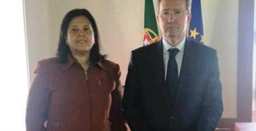 Sostiene Embajadora cubana encuentro con presidente del Supremo Tribunal de Justicia portugués