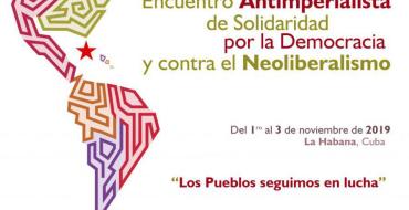 Declaración final del Encuentro antimperialista de solidaridad, por la democracia y contra el neoliberalismo