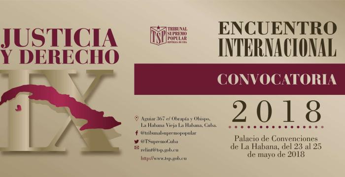IX Encuentro Internacional Justicia y Derecho IX Encuentro Internacional Justicia y Derecho