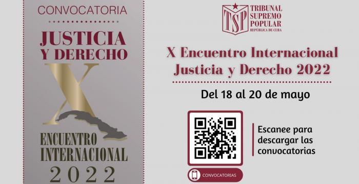 X Encuentro Internacional Justicia y Derecho X Encuentro Internacional Justicia y Derecho