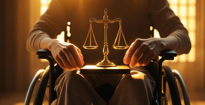 Persona en situación de discapacidad, a la que se le respetan los derechos