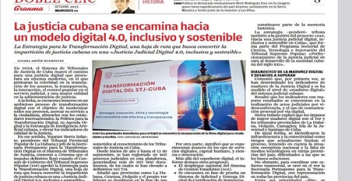 Periódico Granma. Edición 15 de octubre de 2025 Periódico Granma. Edición 15 de octubre de 2025