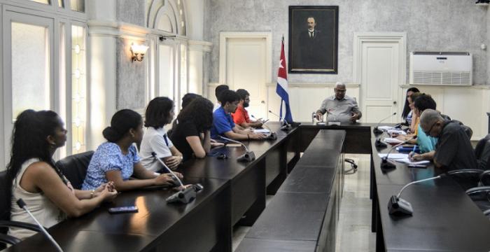 Encuentro con jóvenes del TSP