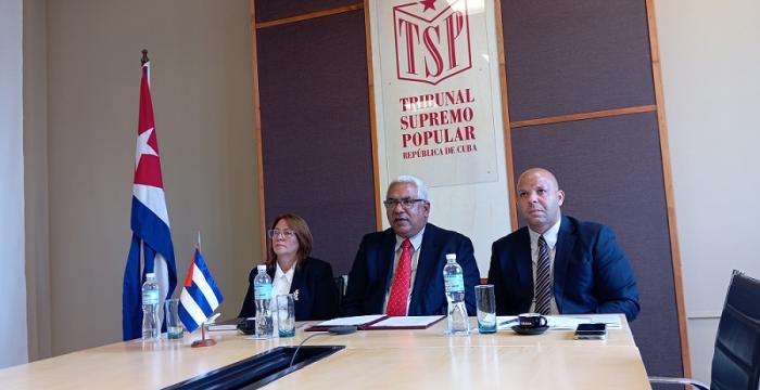 Encuentro con Presidente de la Corte Suprema de Justicia de Guinea Ecuatorial