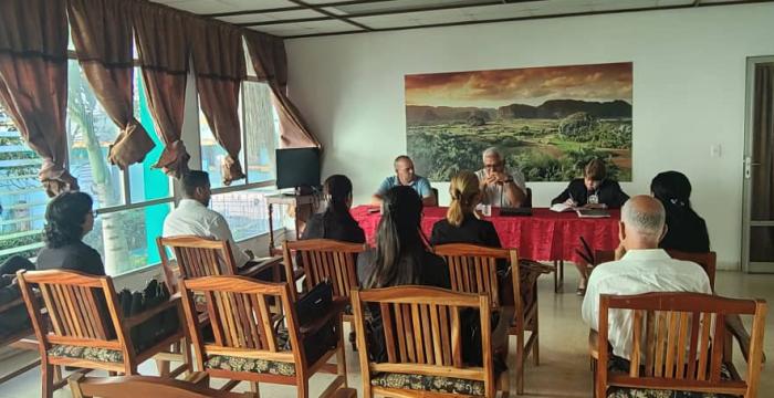 Intercambio del presidente del TSP con miembros Consejo de Gobierno TPP Pinar del Río