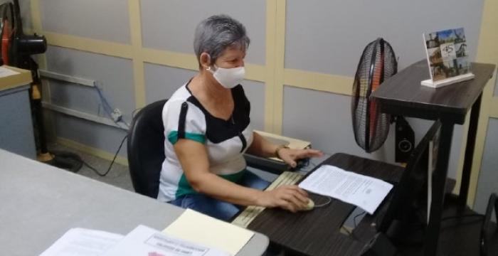 Caridad Hernández Capote, trabajadora del TPP de Cienfuegos