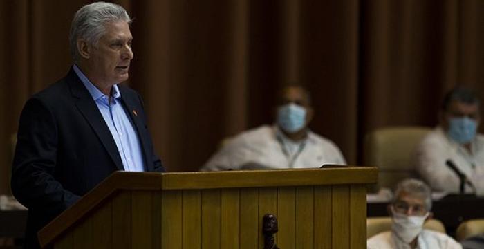 presidente_1 El presidente cubano Miguel Díaz-Canel clausuró esta tarde el Quinto Periodo de Sesiones de la Asamblea Nacional del Poder Popular. Foto: Irene Pérez/ Cubadebate.