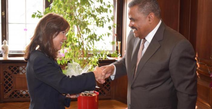 Presidente del Tribunal Supremo Popular de Cuba sostiene encuentro con la Presidenta de la Corte Constitucional de Austria-2 Presidente del Tribunal Supremo Popular de Cuba sostiene encuentro con la Presidenta de la Corte Constitucional de Austria-2
