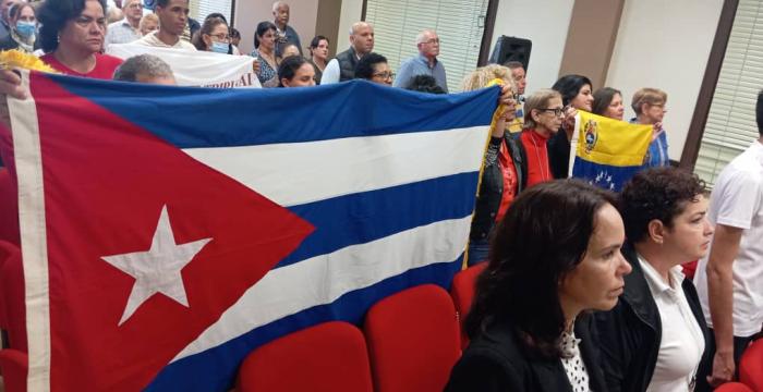 Acto de reafirmación en apoyo a Venezuela