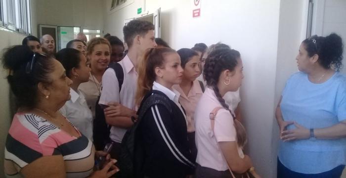 Estudiantes del Técnico Medio en Derecho perfeccionan conocimientos en el Sistema de Tribunales-2 Foto: Cortesía del Tribunal Provincial Popular de Matanzas