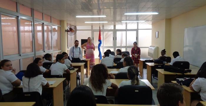 Estudiantes del Técnico Medio en Derecho perfeccionan conocimientos en el Sistema de Tribunales-4 Foto: Cortesía del Tribunal Provincial Popular de La Habana