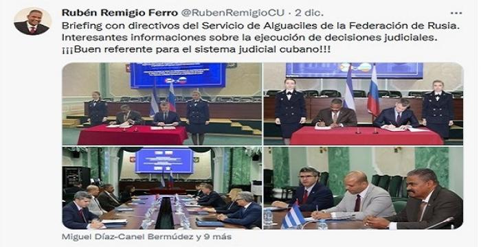 Visita de trabajo a Rusia