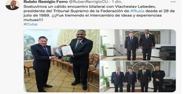 Visita de trabajo a Rusia