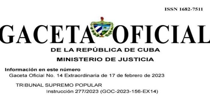 Gaceta oficial Gaceta oficial