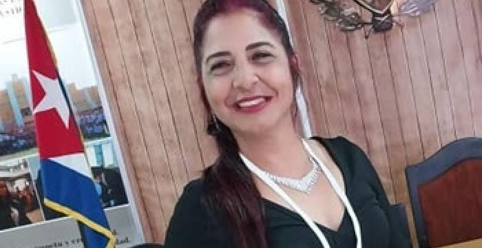 Oslayda Caballero García, presidenta del Tribunal Municipal Popular de Camagüey.