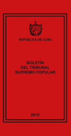 BULLETIN OF THE SUPREME POPULAR COURT 2013 BULLETIN OF THE SUPREME POPULAR COURT 2013